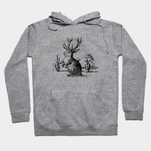 Rabbit and horns Hoodie